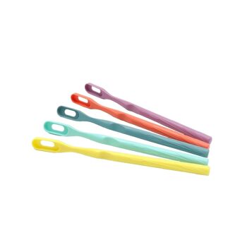 Brosses à dents Souples - Lot de 10 (2 de chaque couleur)