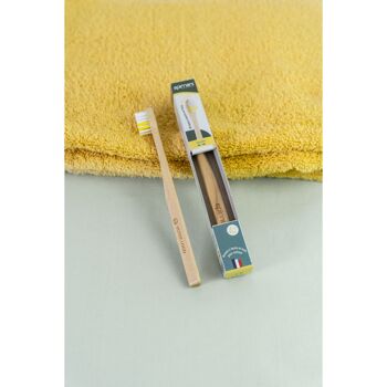 Brosse à dents en bois Enfant Apimani