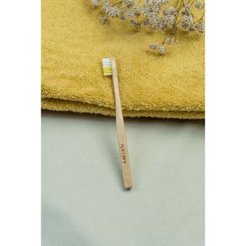 Brosse à dents en bois Enfant Apimani