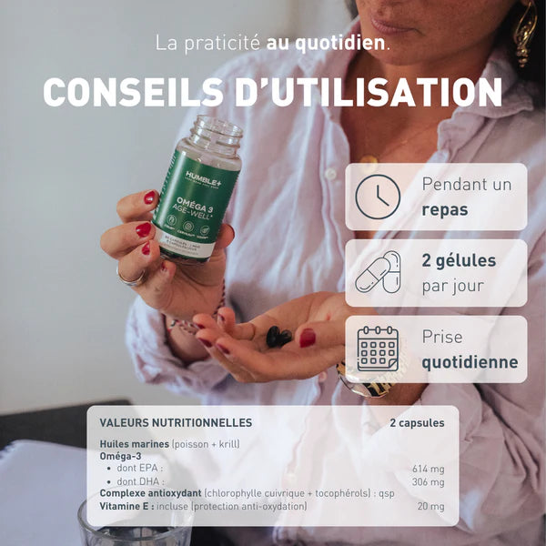 Oméga 3 en Capsules AGE-WELL®