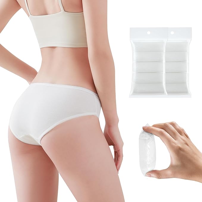 Sous-vêtements jetables pour femmes 100% coton Lot de 5 –Travelcare