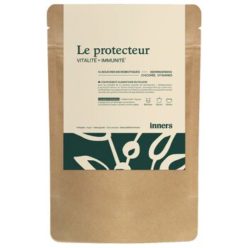 Probiotiques & plantes adaptogènes - Le Protecteur : vitalité + immunité -  La recharge