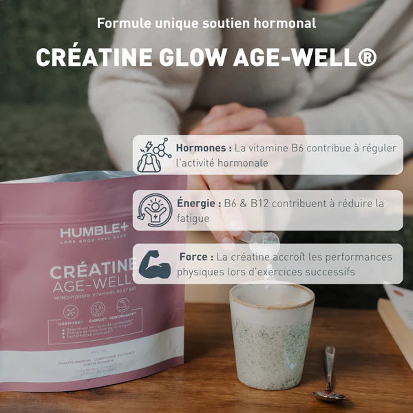 Créatine+ AGE-WELL® HUMBLE+, Compléments alimentaires - Bewell - Bewell