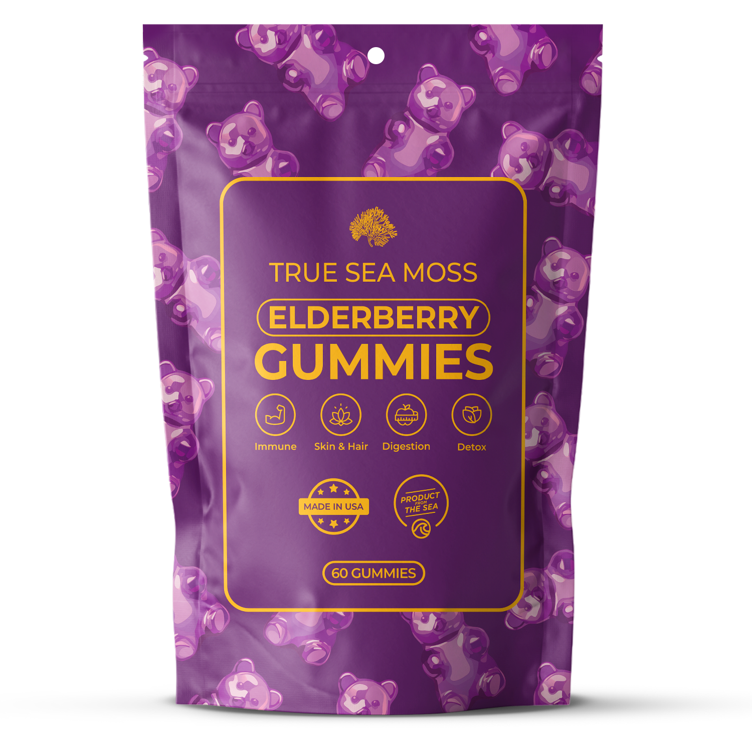 Gummies à la Mousse de Mer et au Sureau - True Sea Moss