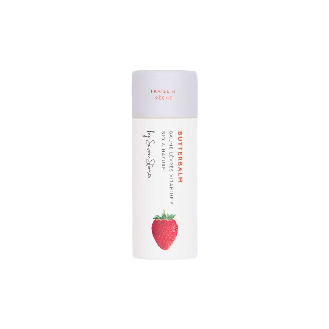 Baume à lèvres Fraise&Pêche et vitamine E