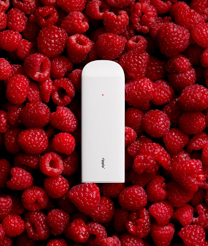 Diffuseur Ripple⁺ Charm Arôme de Framboise Zéro Nicotine