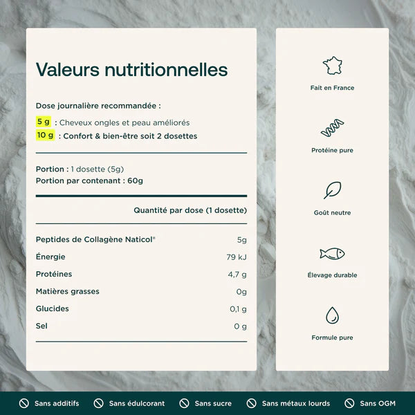 Collagène Marin Neutre en Poudre Humble+, Compléments alimentaires - Bewell - Bewell