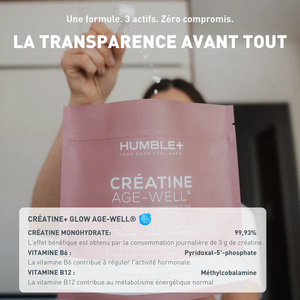 Créatine+ AGE-WELL® HUMBLE+, Compléments alimentaires - Bewell - Bewell