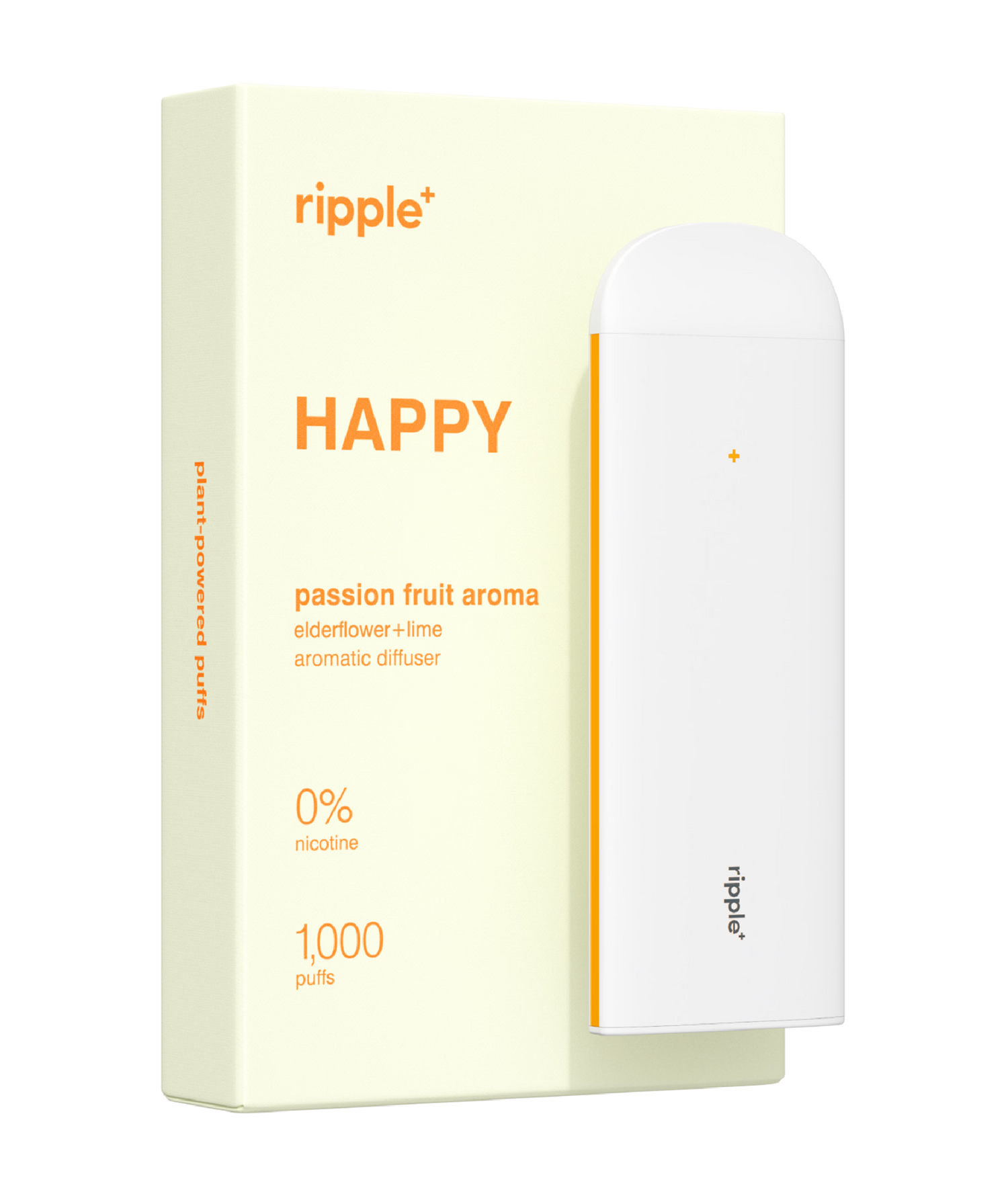 Diffuseur Ripple⁺ Happy Arôme de Fruit de la Passion Zéro Nicotine
