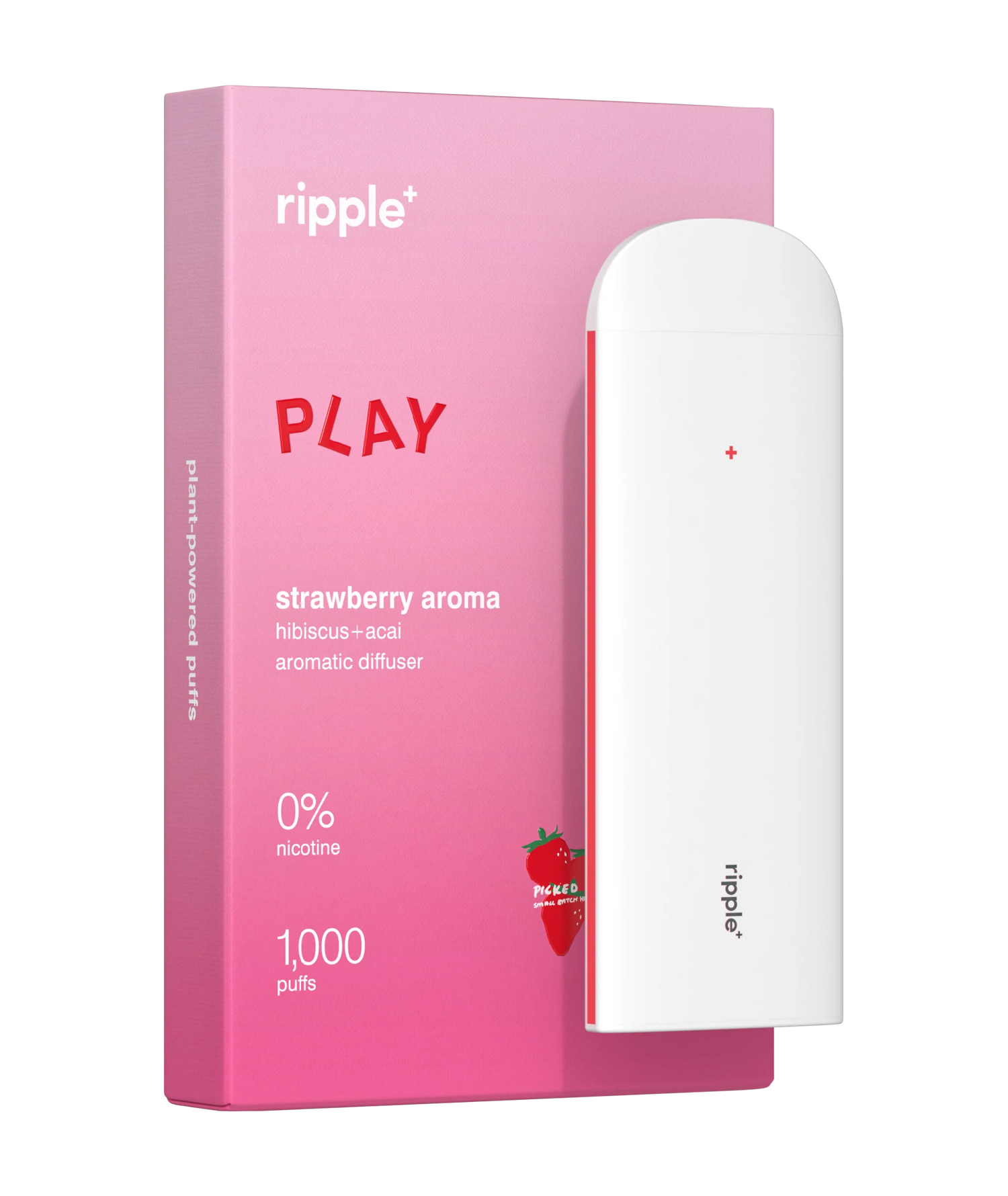 Diffuseur Ripple⁺ Play Arôme de Fraise Zéro Nicotine - Bewell