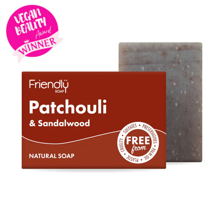 Savon végétalien patchouli et bois de santal