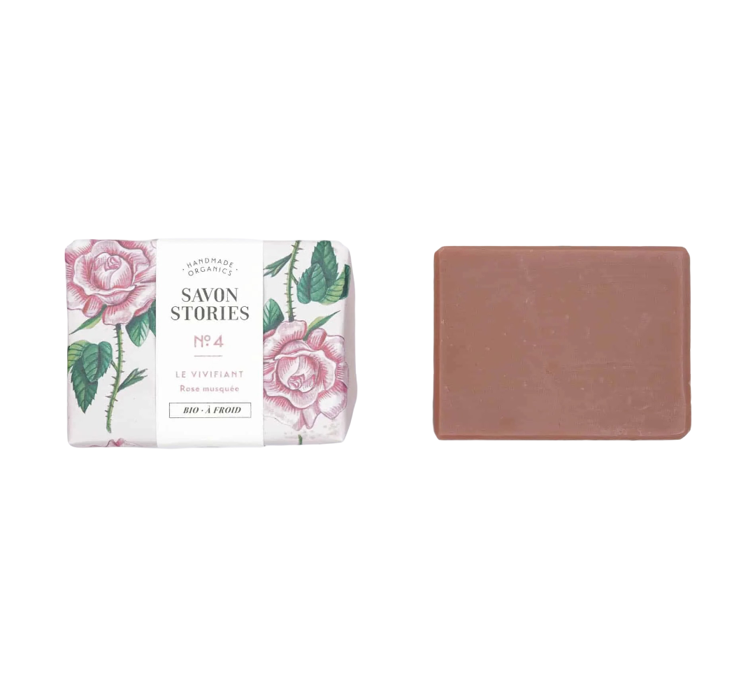 Savon Bio & Naturel à l’Argile et Rose N°4 Le Vivifiant Cadeau idéal Fête des Mères