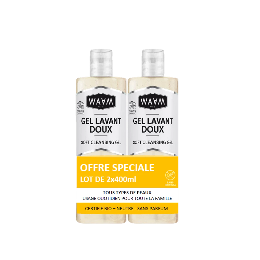 Duo base gel lavant doux 400 ml