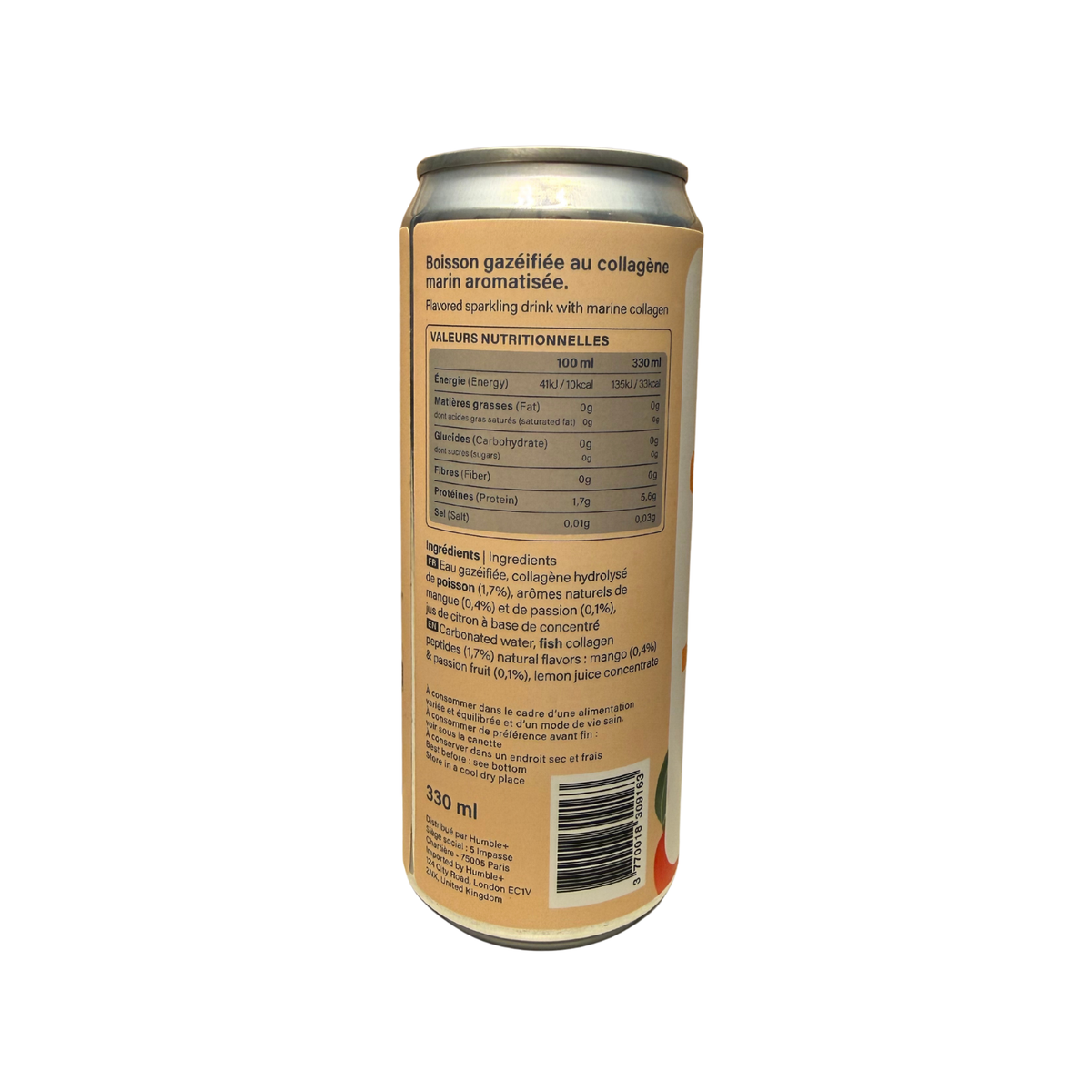 Mango e passione Humble+ drink di collagene+