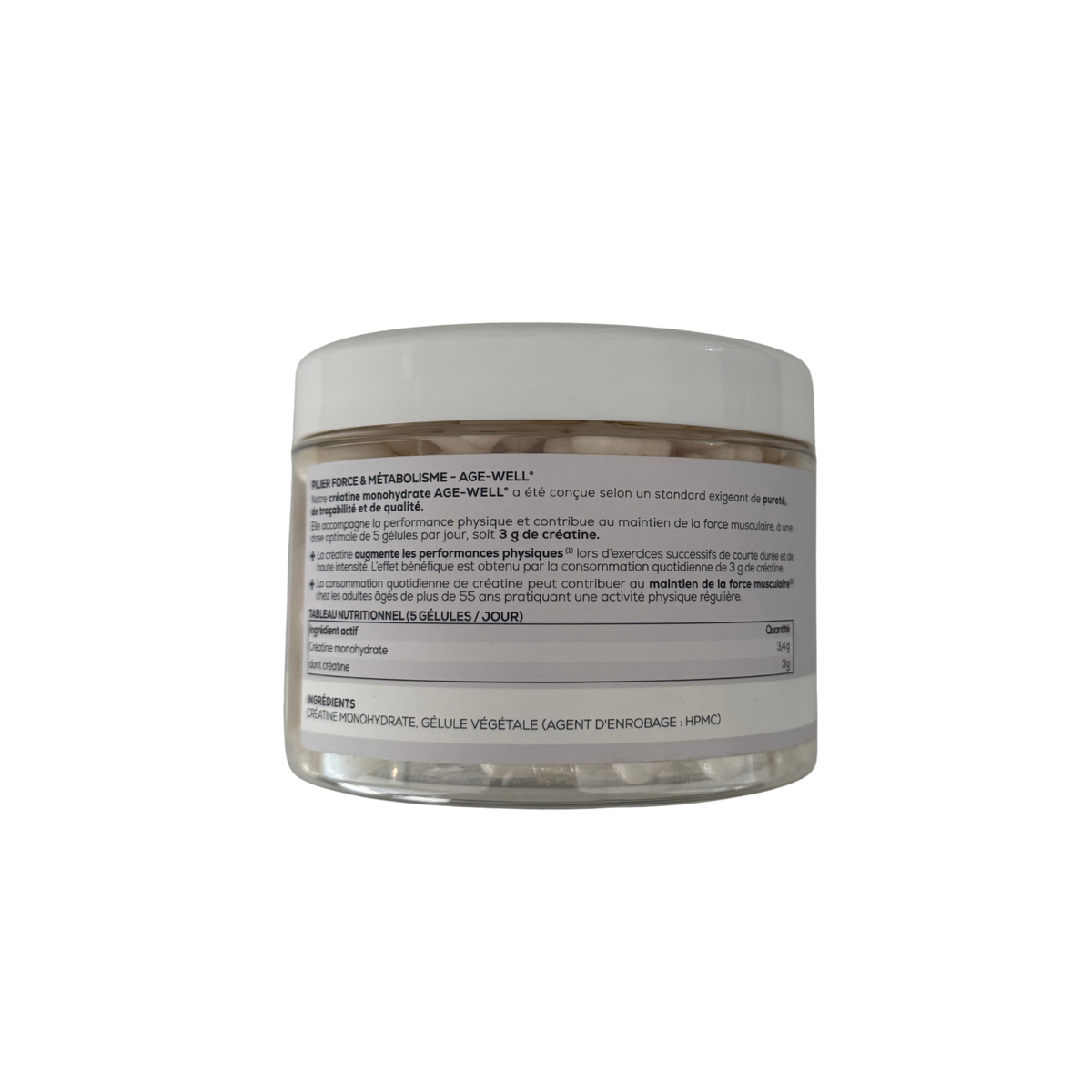Créatine+ AGE-WELL® gélules