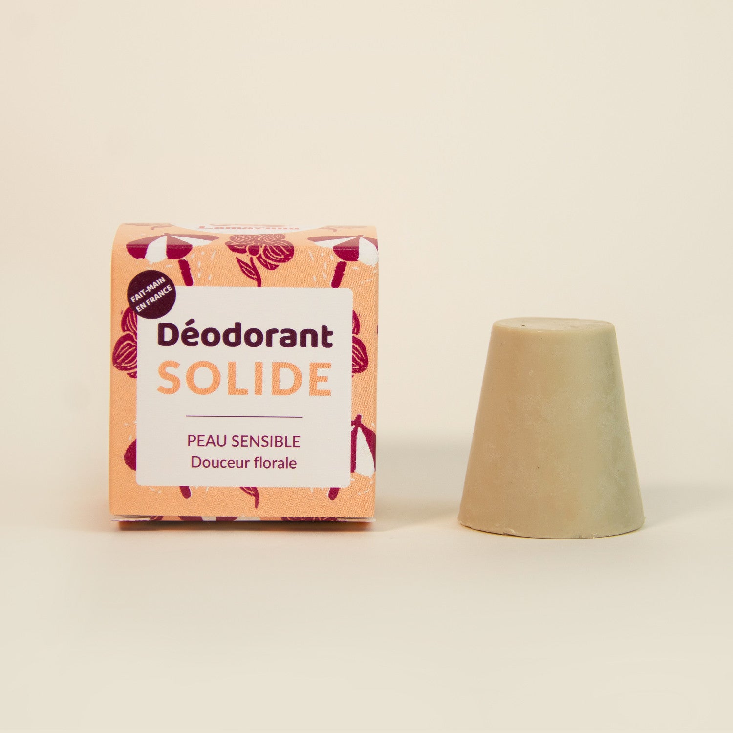 Déodorant solide BIO - Peau sensible - Douceur florale