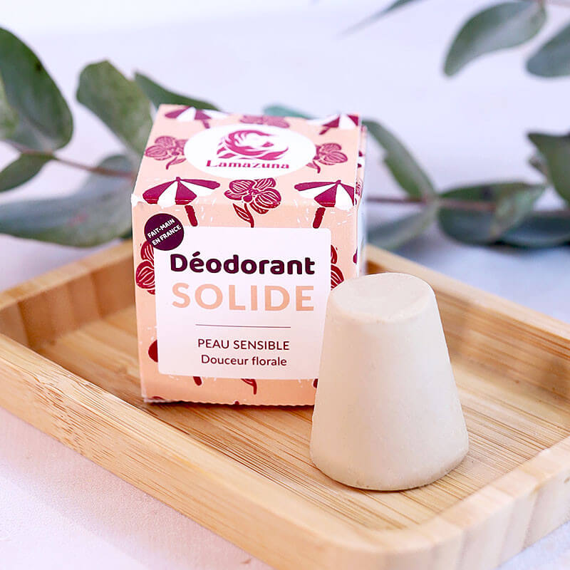 Déodorant solide BIO - Peau sensible - Douceur florale