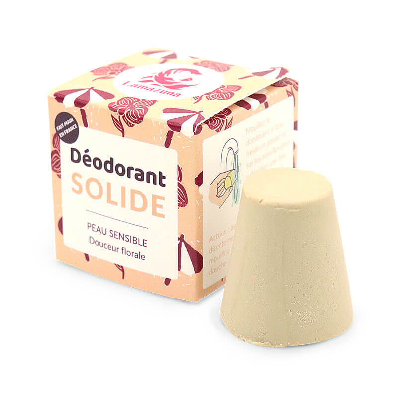 Déodorant solide BIO - Peau sensible - Douceur florale