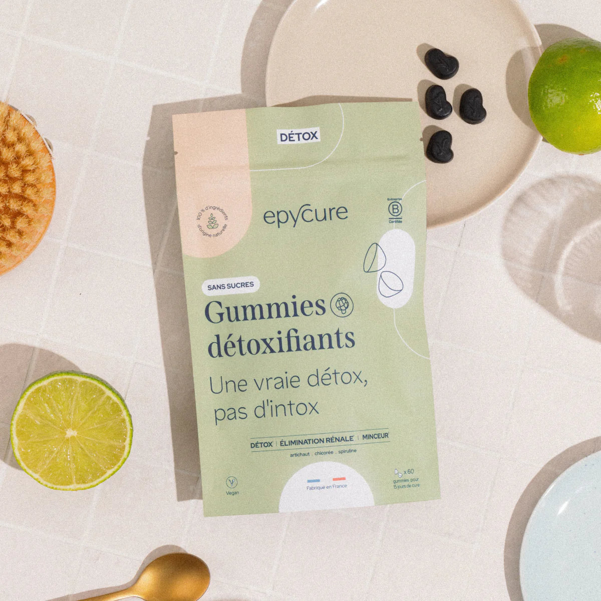 Gummies Détoxifiants Sans Sucre Epycure