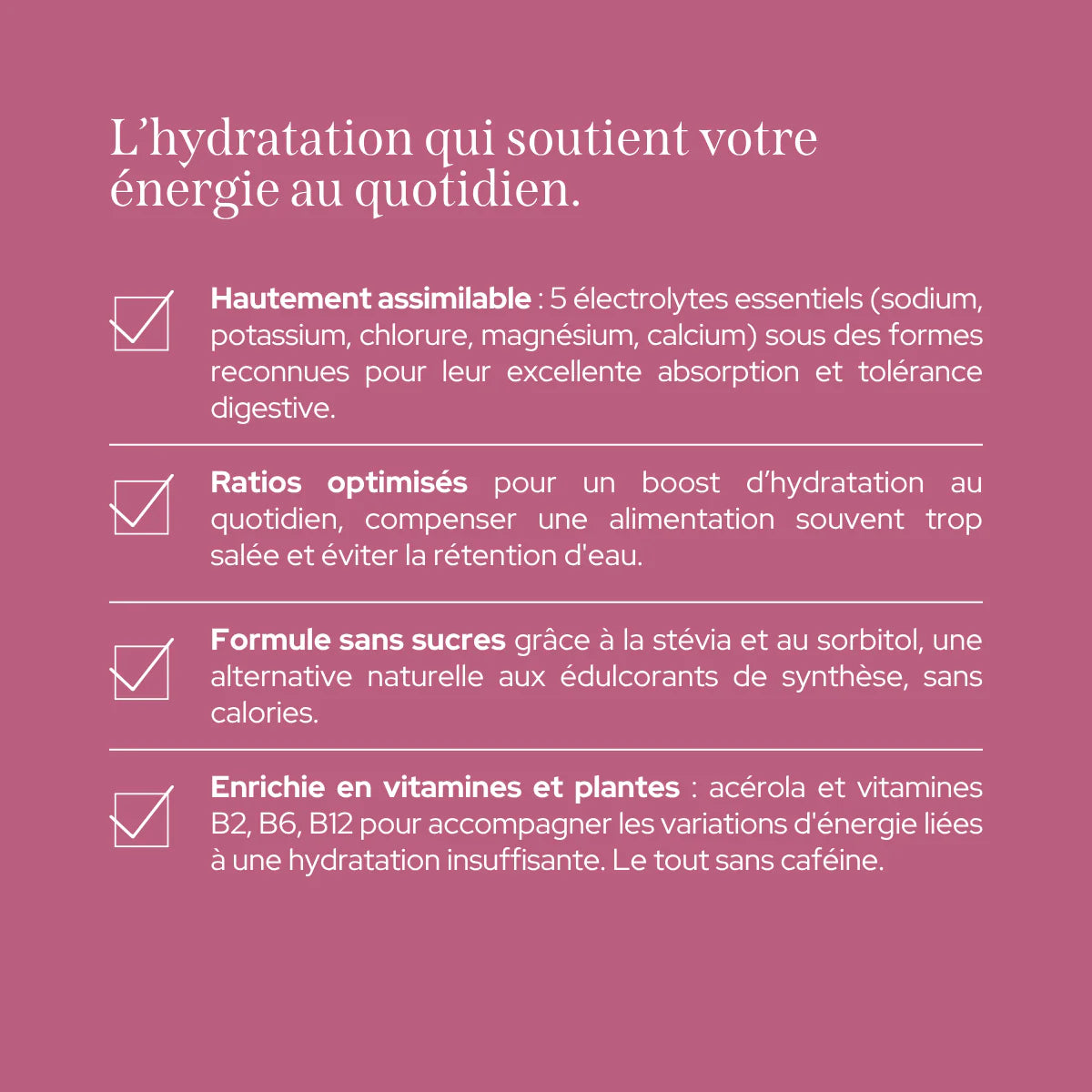 Électrolytes Hydratation Énergie – Epycure | Bewell - Bewell