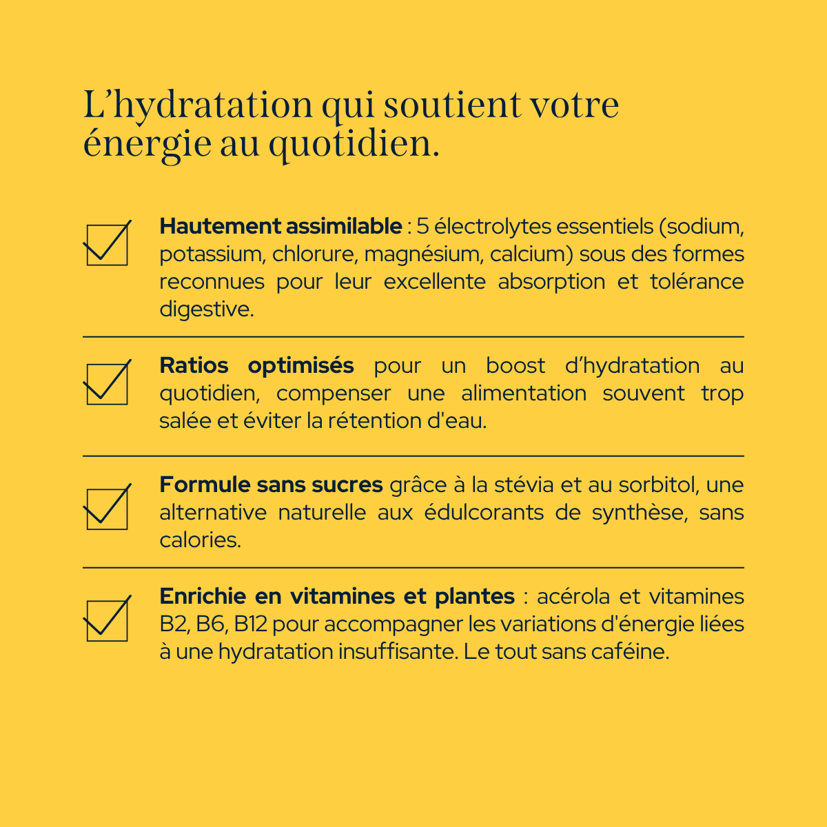 Électrolytes énergie - 2 saveurs disponibles