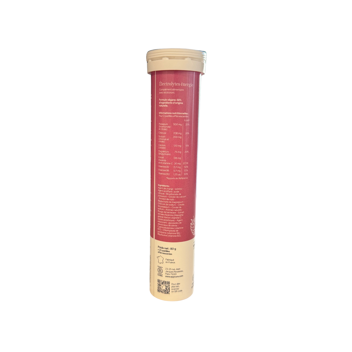 Électrolytes énergie - 2 saveurs disponibles