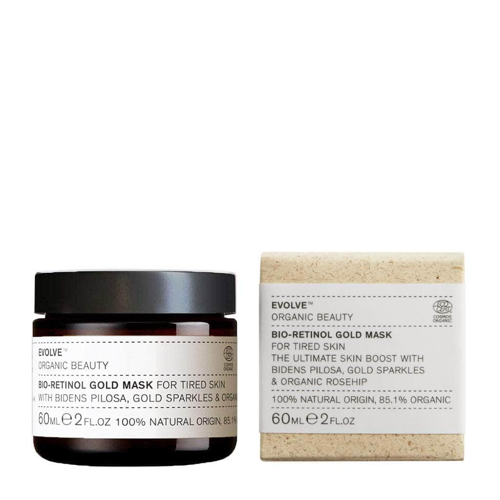 EVOLVE Bio-Retinol Gold Face Mask 60ml - Masque Visage Or au Rétinol Bio