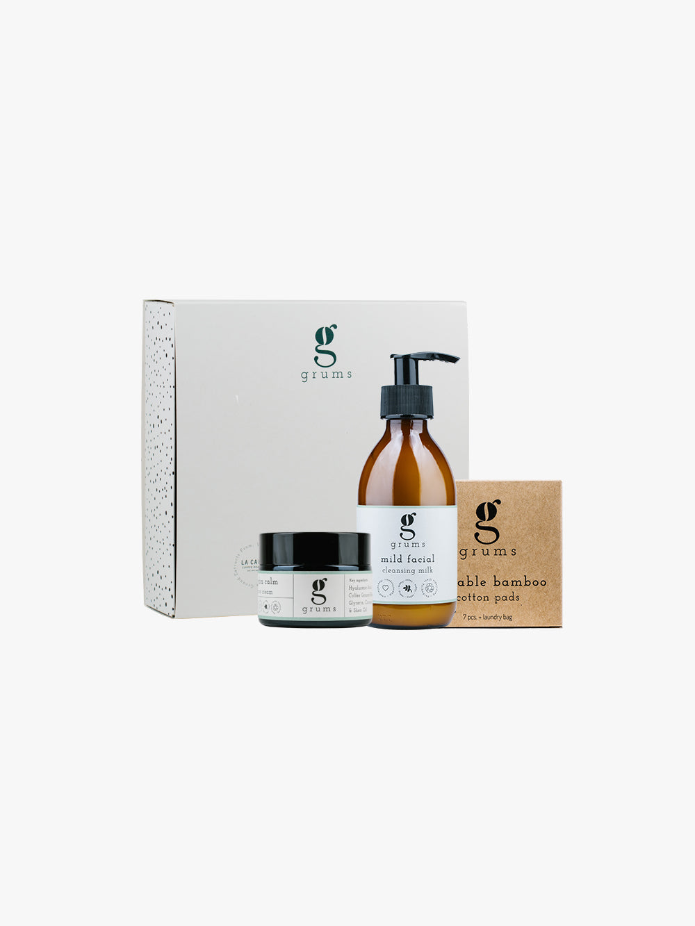 Grums Coffret Facial Essentials Soins Anti-Allergiques