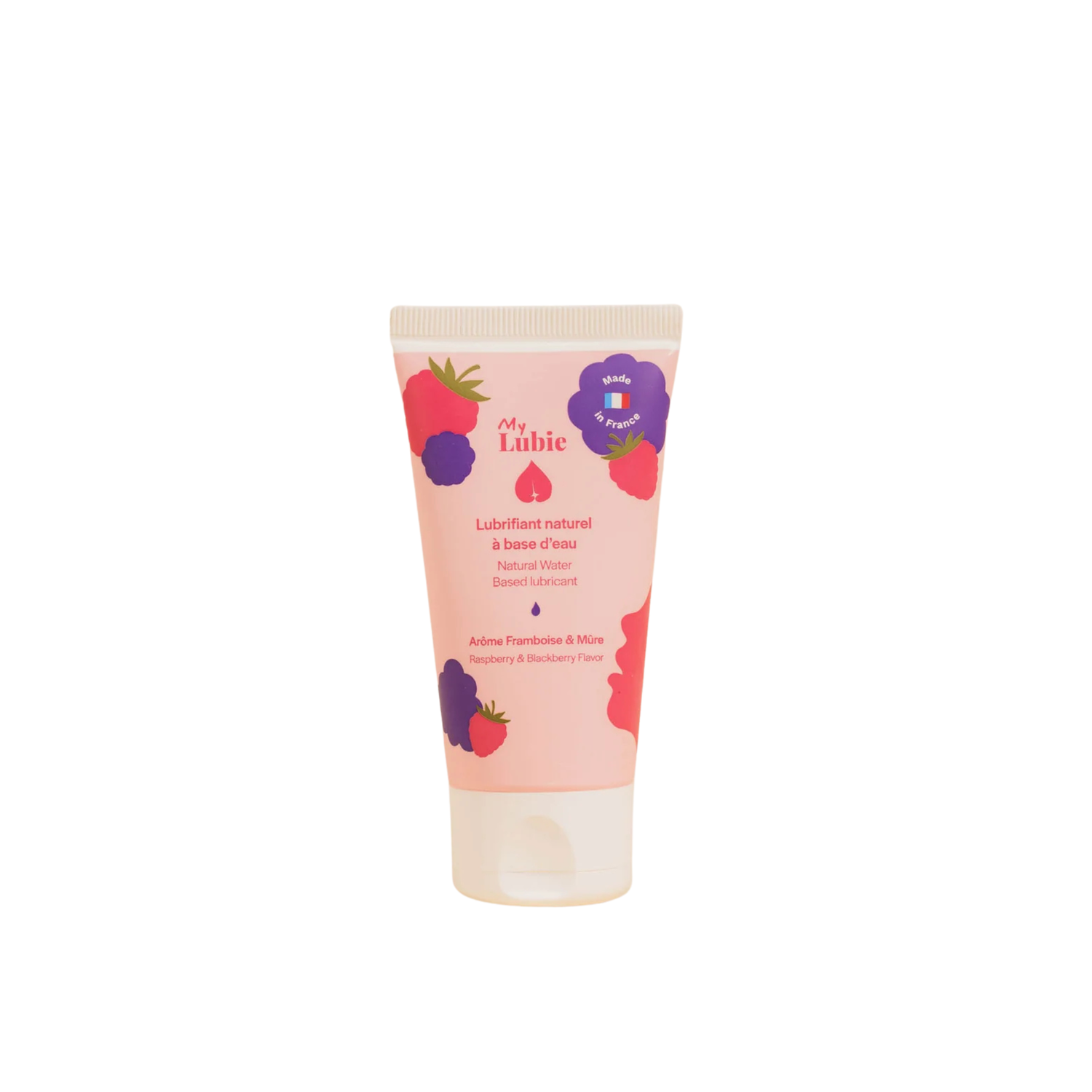 Lubrifiant Naturel aromatisé Framboise Mûre