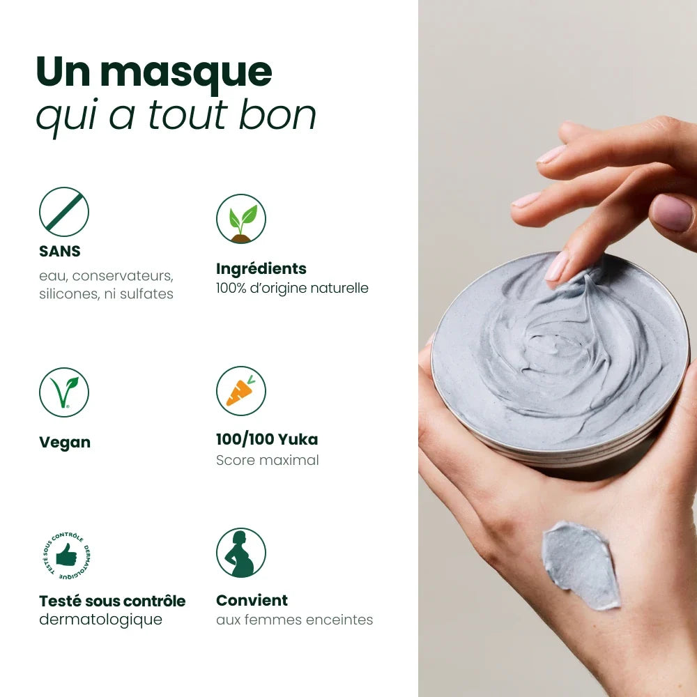 Masque capillaire super light charbon
