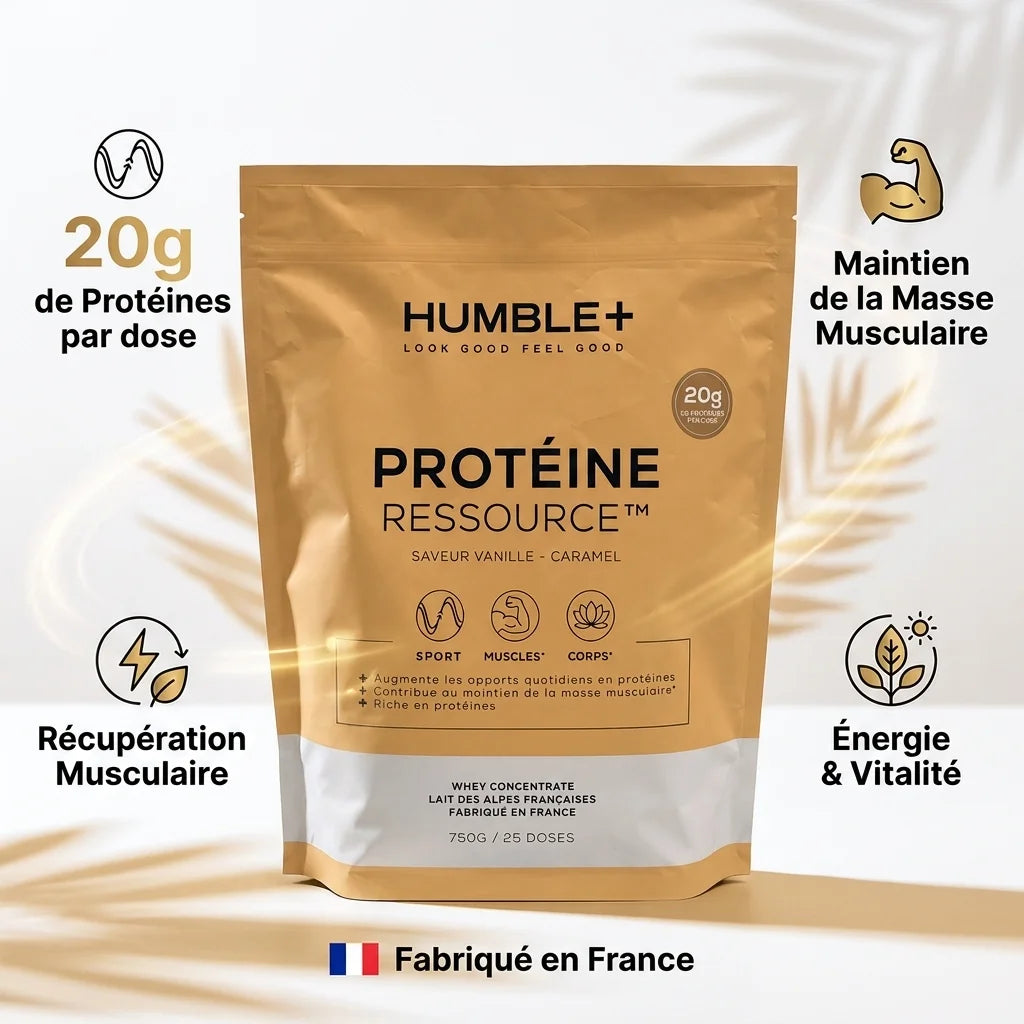 Protéine + Collagène marin Vanille et Caramel en Poudre Humble+