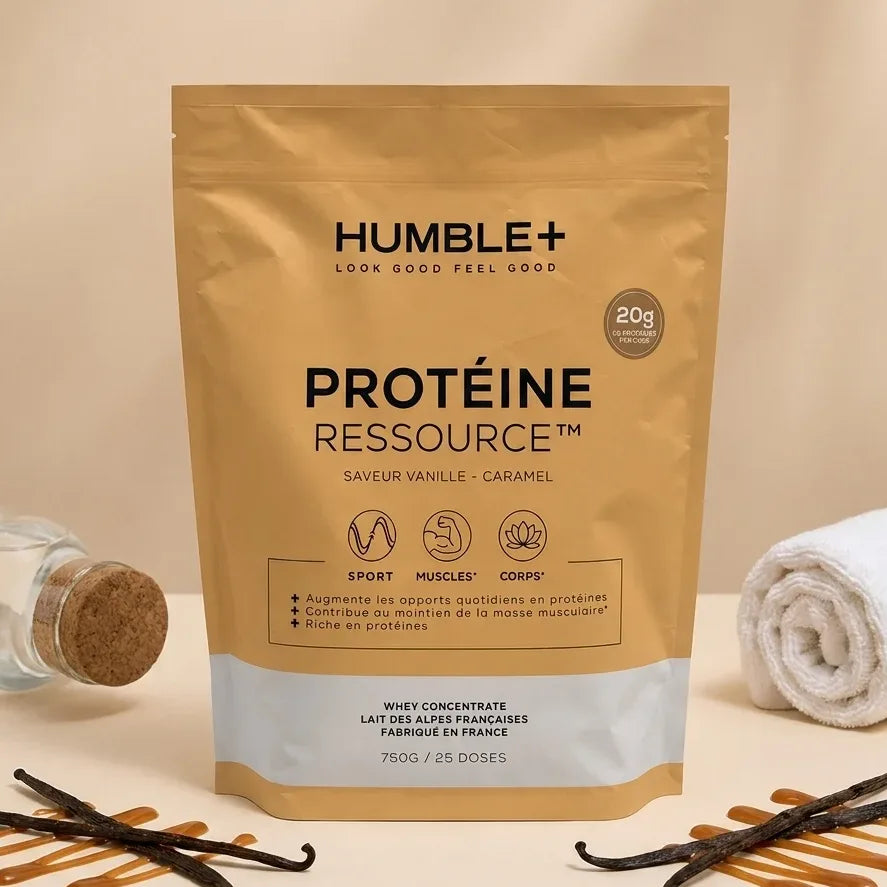 Protéine + Collagène marin Vanille et Caramel en Poudre Humble+
