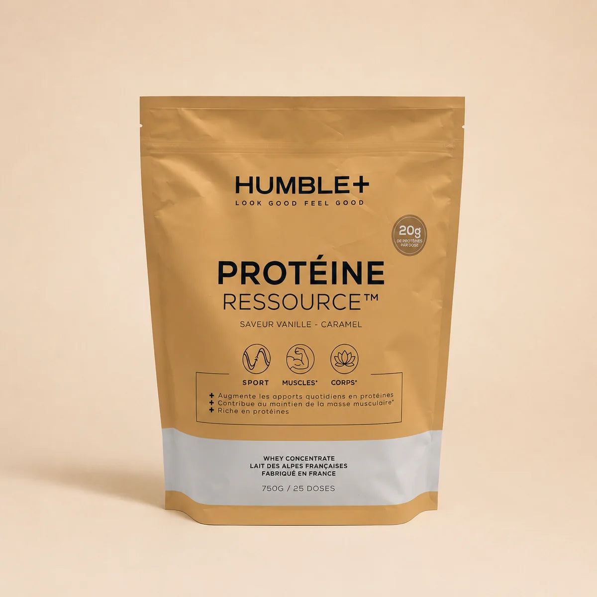 Protéine Ressource Vanille Caramel poudre
