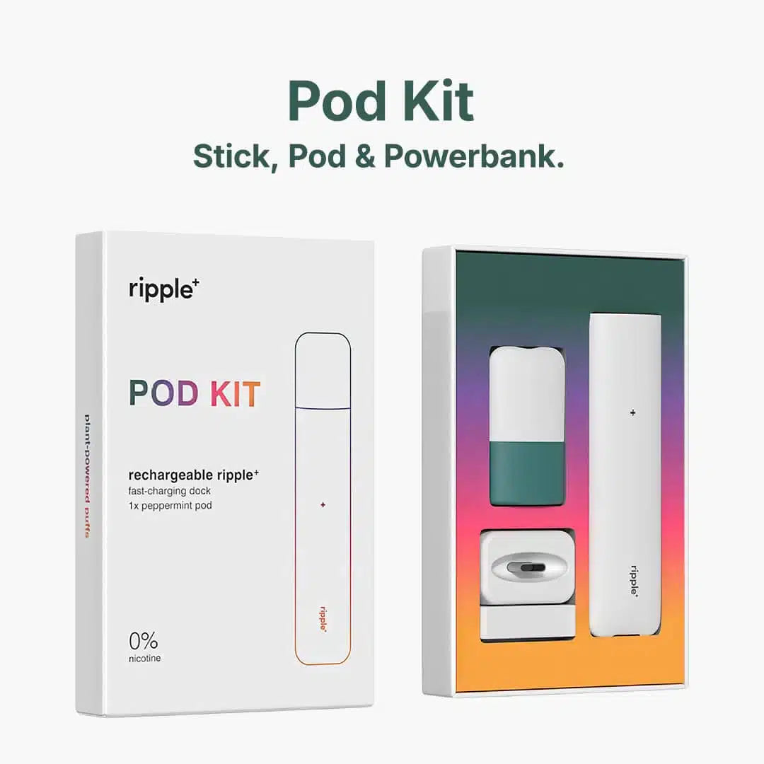 Kit Diffuseur Rechargeable Ripple+ 1x Pod menthe poivrée