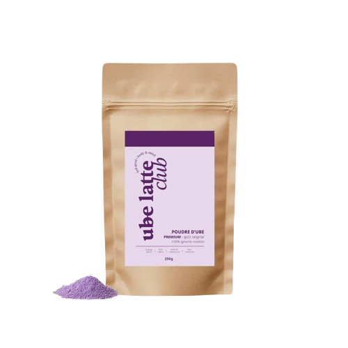 Poudre de Ube Premium Pourpre 250g – Ube Latte